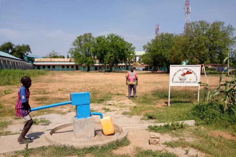 Blue Pumps in Juba