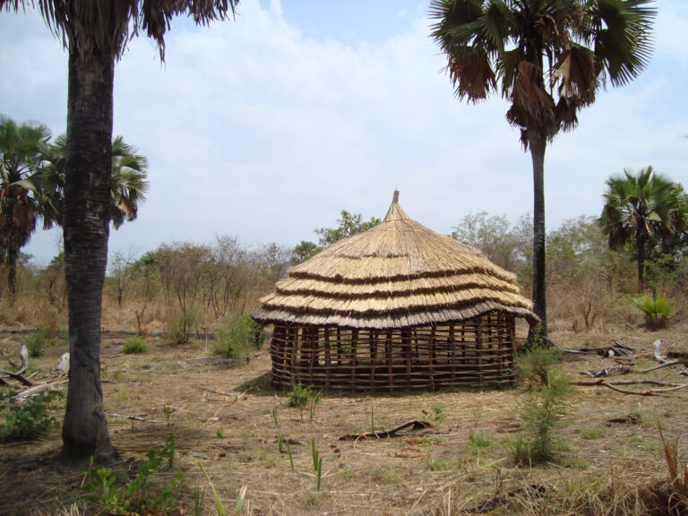 Moru tukuls volgens traditionele architectuur